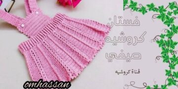 فستان كروشيه صيفي