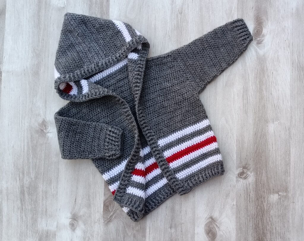 جاكيت كروشيه للأطفال - سنارة