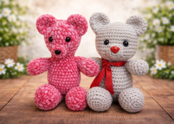 باترون دب بالكروشيه