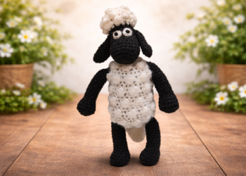 باترون خروف بالكروشيه – شون ذا شيب