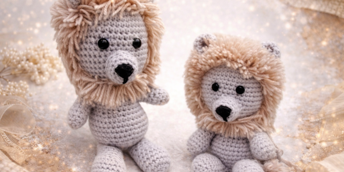 باترون أسد بالكروشيه