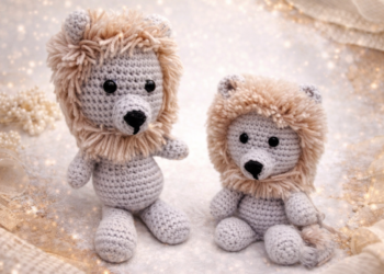 باترون أسد بالكروشيه