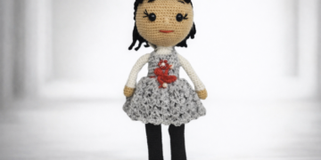 باترون دمية لين بالكروشيه